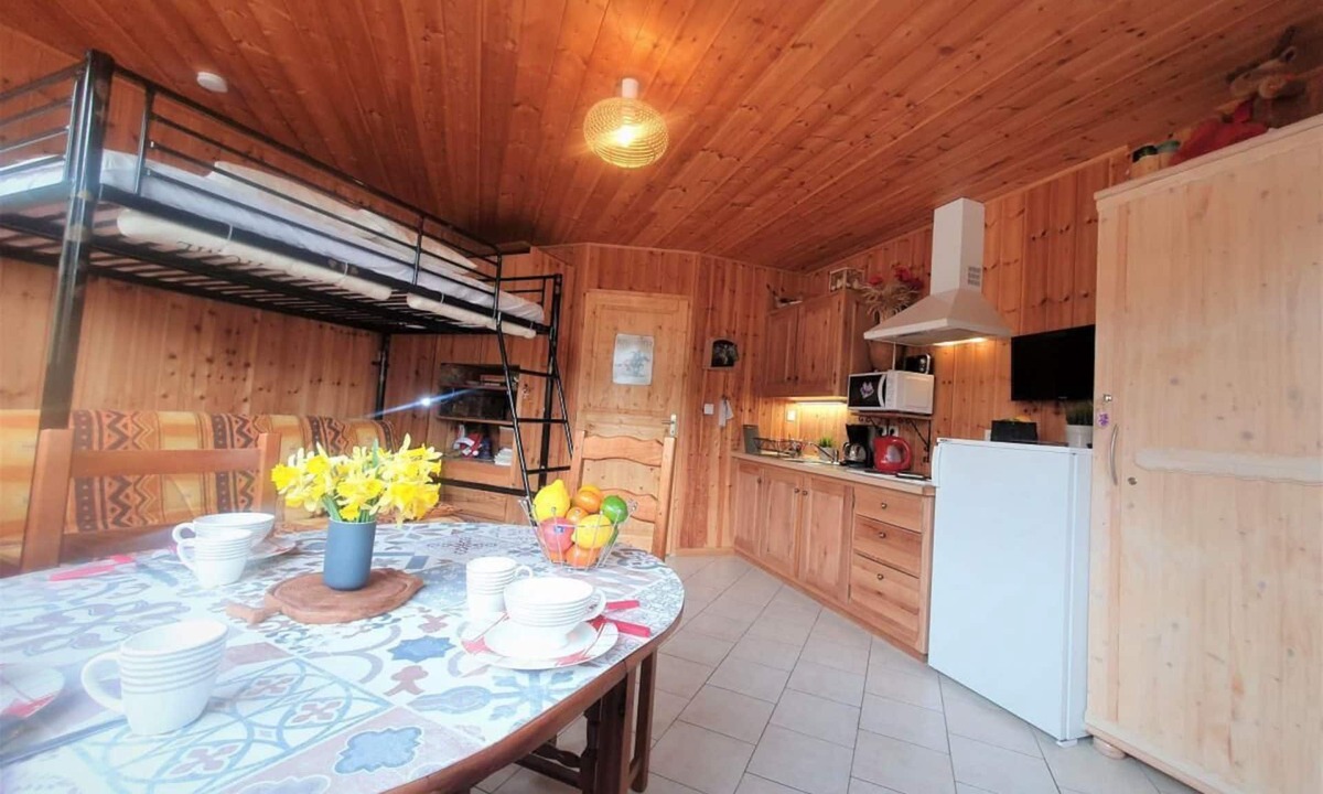 Saint-Etienne-en-Devoluy Apartment | 50m from resort center, Ground floor, tv, 23m², Superdévoluy