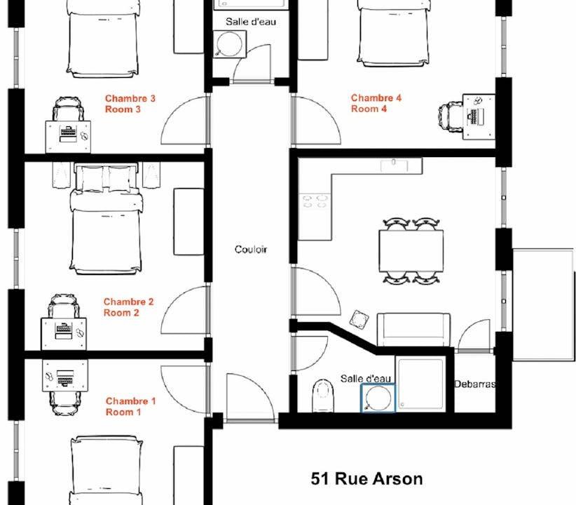 Riquier Resort | 69 m² Private room ∙ 1 bedroom ∙ 1 guest