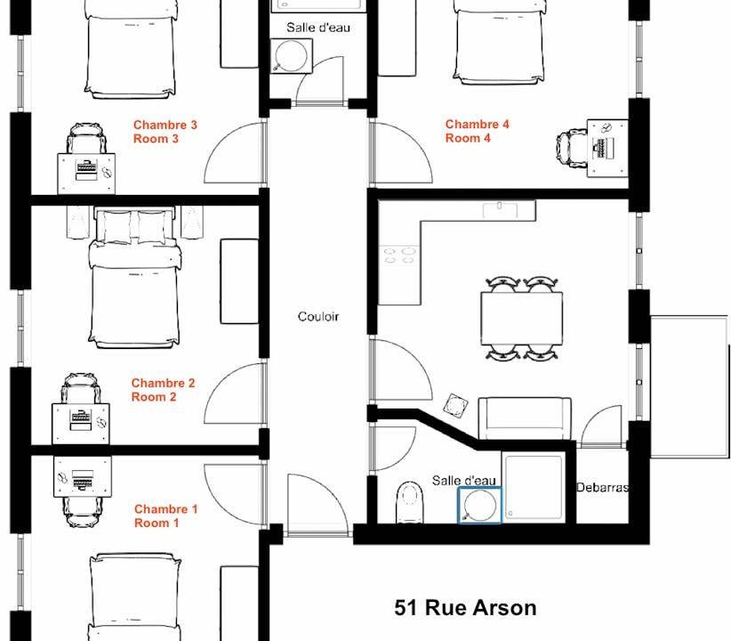 Riquier Resort | 69 m² Private room ∙ 1 bedroom ∙ 1 guest
