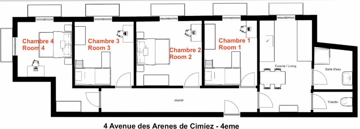 Cimiez Resort | 79 m² Private room ∙ 1 bedroom ∙ 1 guest