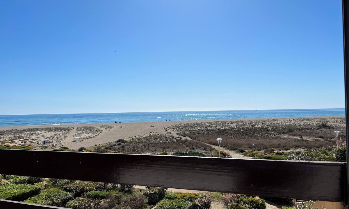 Port Leucate Apartment | Appart 4 pers. terrasse vue mer accès direct plage