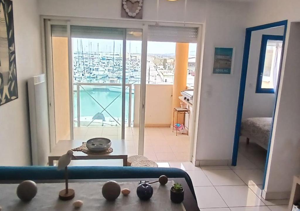 Frontignan Apartment | Appartement cosy vue port - 4 pers. - FR-1-785-17