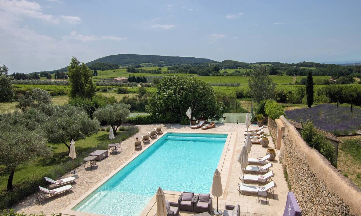 Villedieu House | Château des 3 Tours - Villedieu - swimming pool - tennis