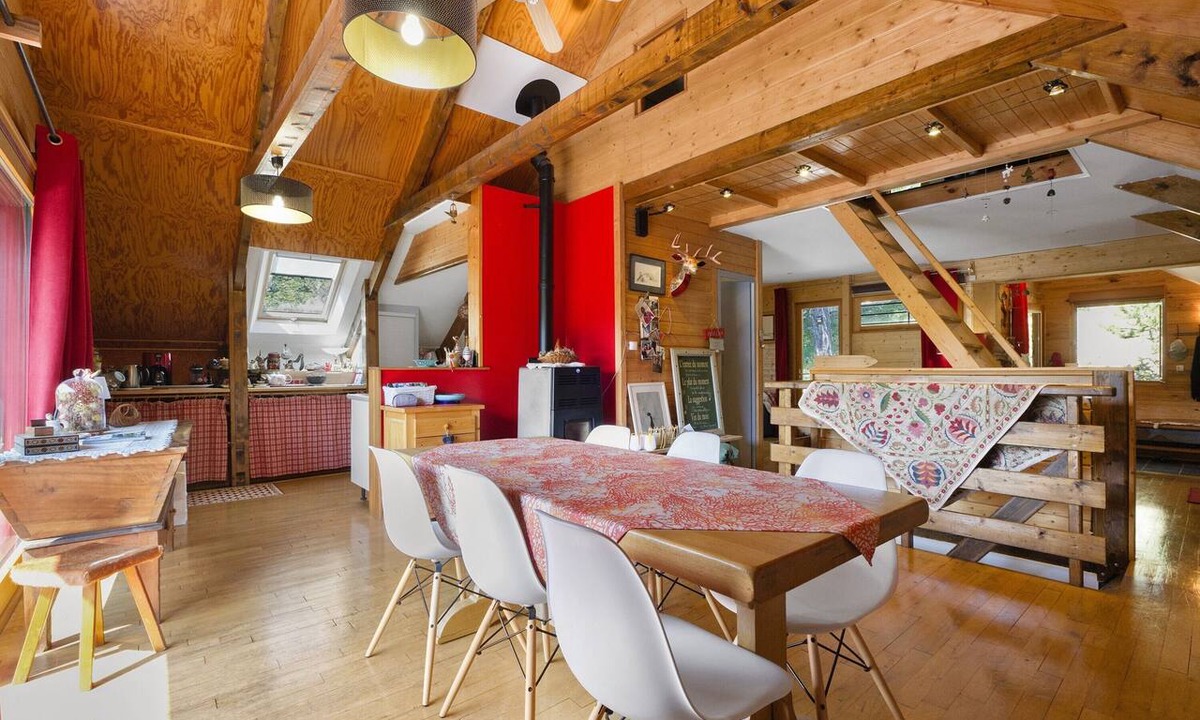 Gresse-en-Vercors Ski Chalet | Chalet 'Gresse': Mountain View, Large Terrace & Private Lawn Area Around the Chalet
