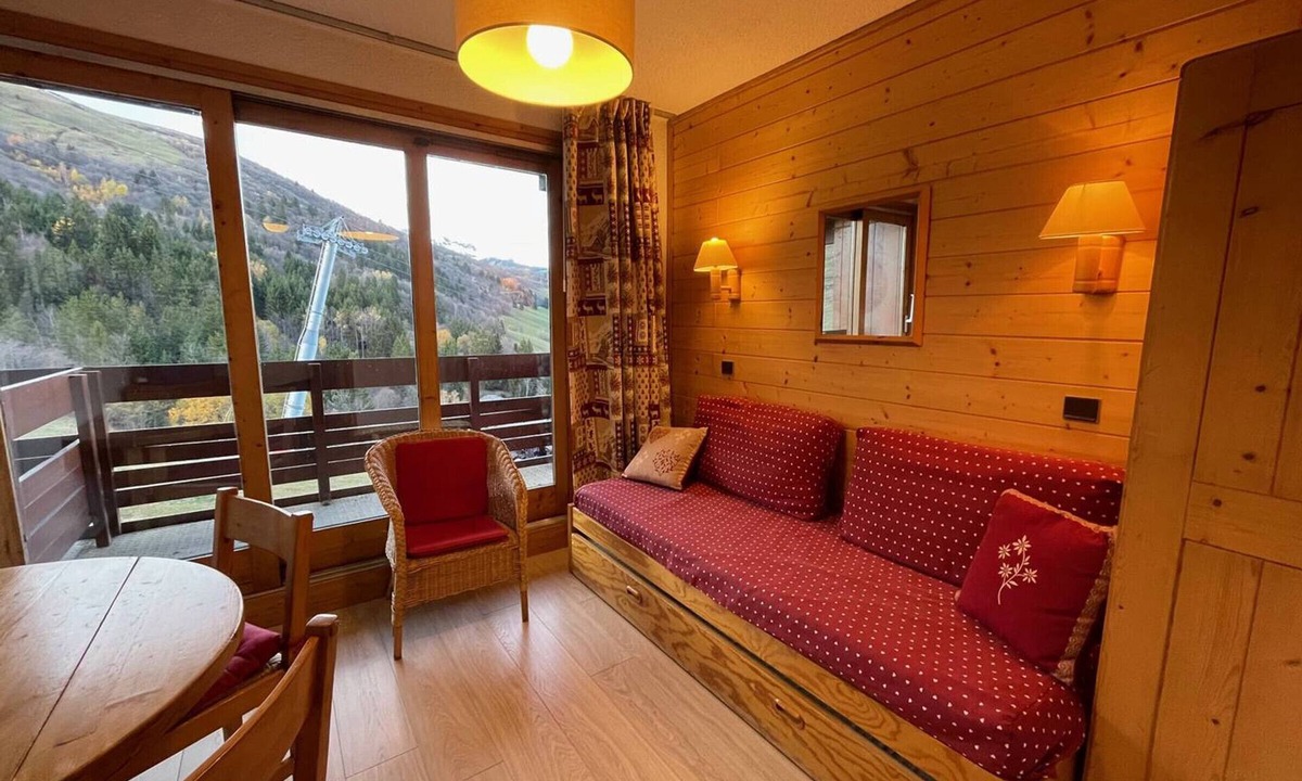 Valmorel Apartment | Cozy studio for 2 with balcony, ski-in/ski-out at Valmorel