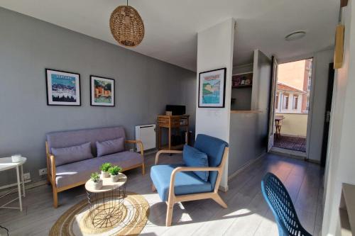 Quartier Hyper-Centre Apartment | #E0 View on the Bastille Alsace Lorraine Terrace