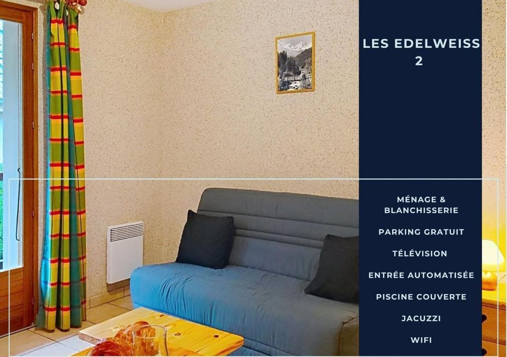 La Chapelle-en-Valgodemard Apartment | L'Edelweiss 2 - Piscine - WIFI