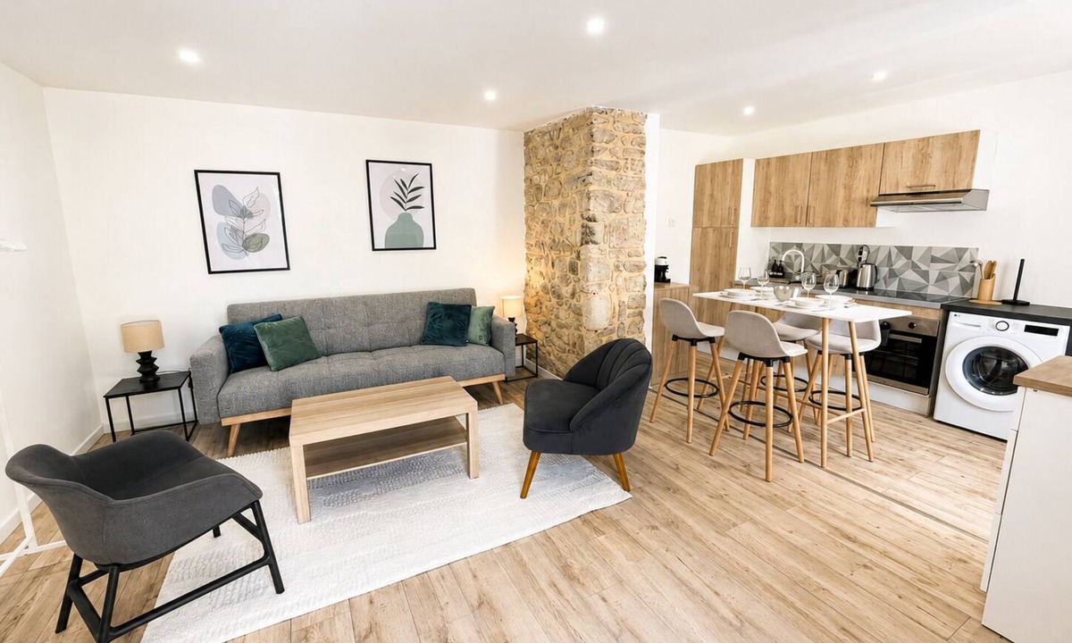 Manosque Apartment | L’Escale – Charming 1-bedroom apartment, cosy, air-condition