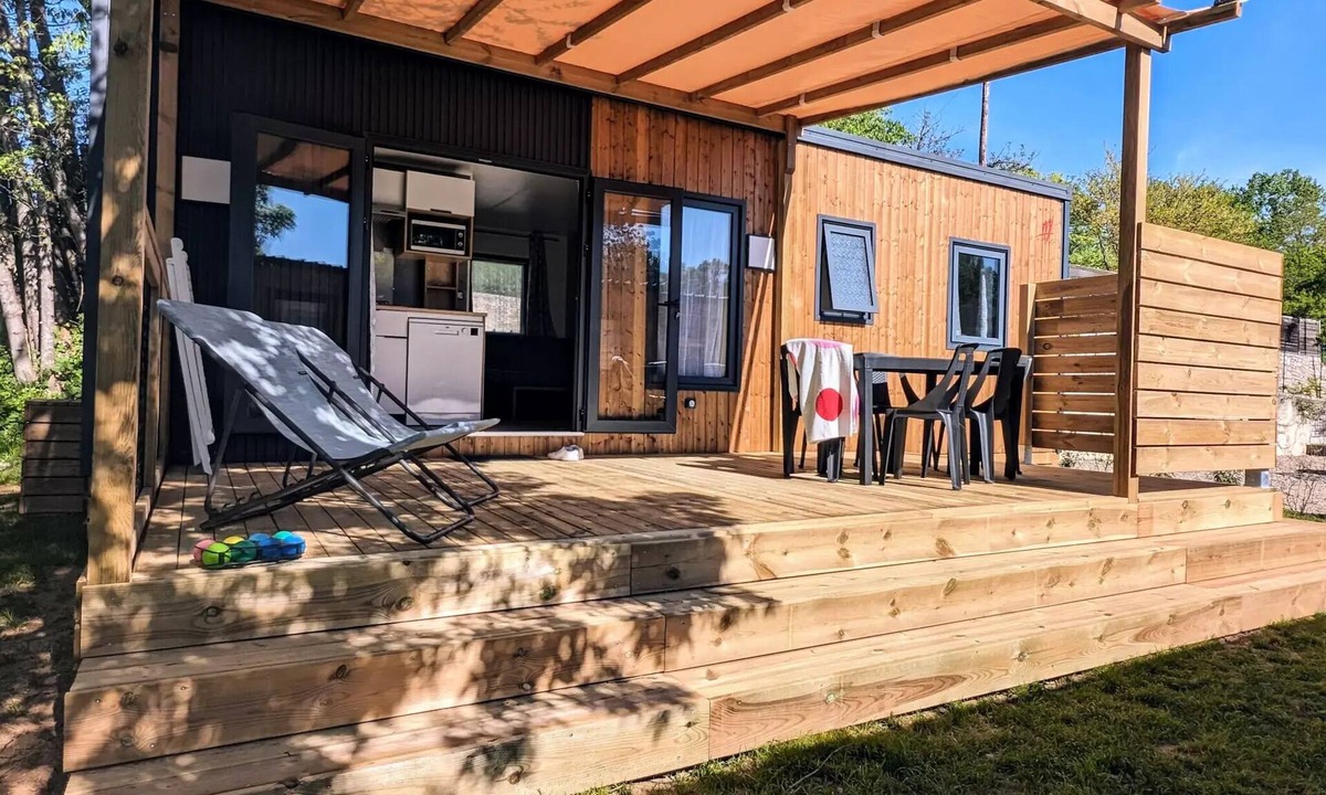Chauzon House | Luxury Mobile Home - 32 m² - 3 bedrooms - air conditioning - sleeps 6