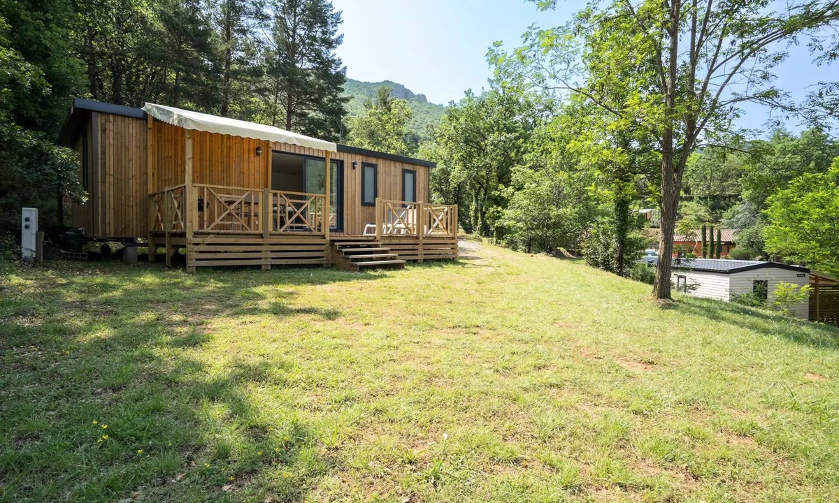 Cantobre House | Mobile home Navacelle 4 persons