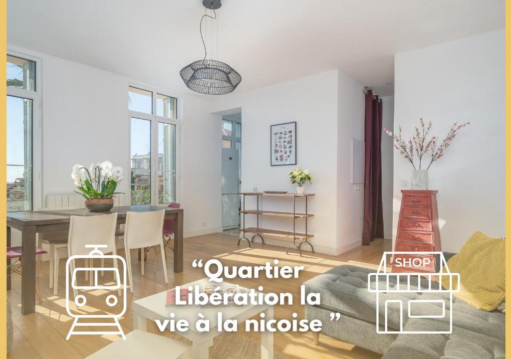 Mantega Apartment | Quartier Libération - La Vie à la Niçoise