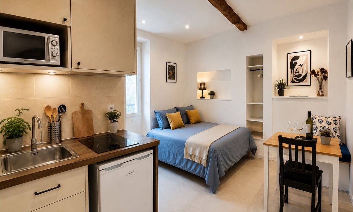 Saint-Jean-du-Gard Apartment | Renovated studio in the heart of Saint-Jean-du-Gard – Free parking & Wi-Fi