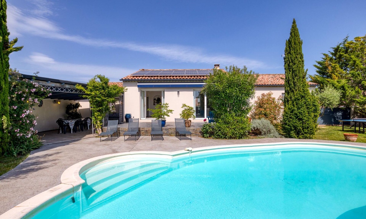 Frontignan Villa | Serene, Family-Friendly Villa du Soleil: Comfort Between Sea and Countryside