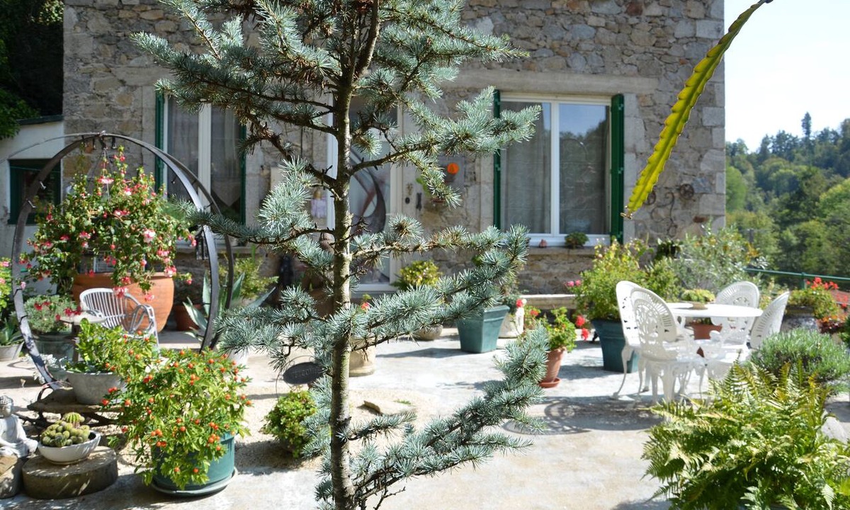 Olliergues Apartment | Studio Aménagé Avec Grande Terrasse et vue sur la Rivière la Dore