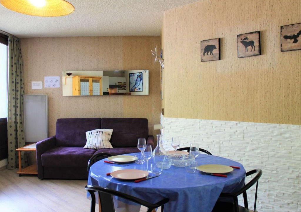 Les Claux Apartment | Studio Cabine 4 Pers. avec Balcon, au Pied des Pistes à Vars Les Claux - FR-1-330B-143