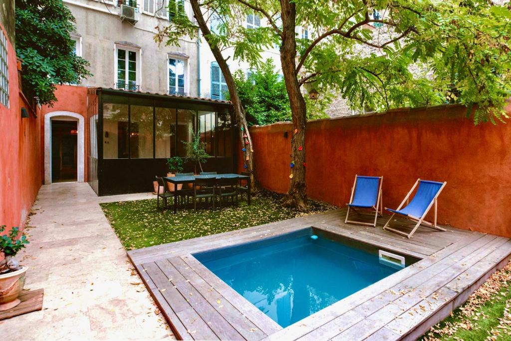 Thiers House | Superb loft featuring garden, sauna and private pool