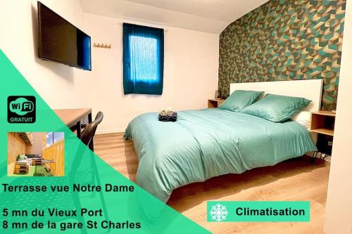Belsunce Apartment | T4 plein coeur de Marseille avec vue Notre Dame
