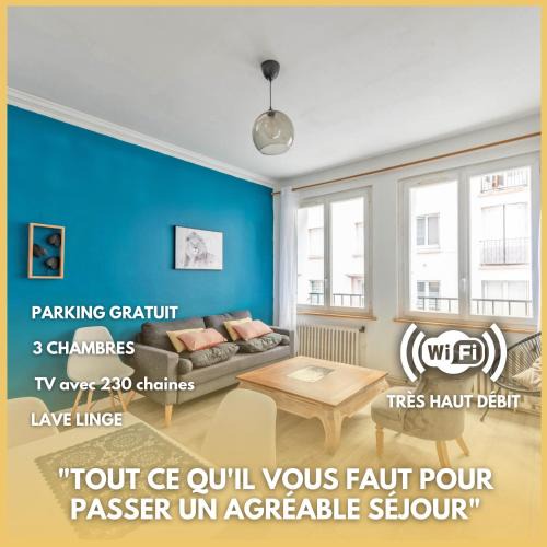 Rive Droite Apartment | Ty'brestoise proche centre - jardin- parking gratuit