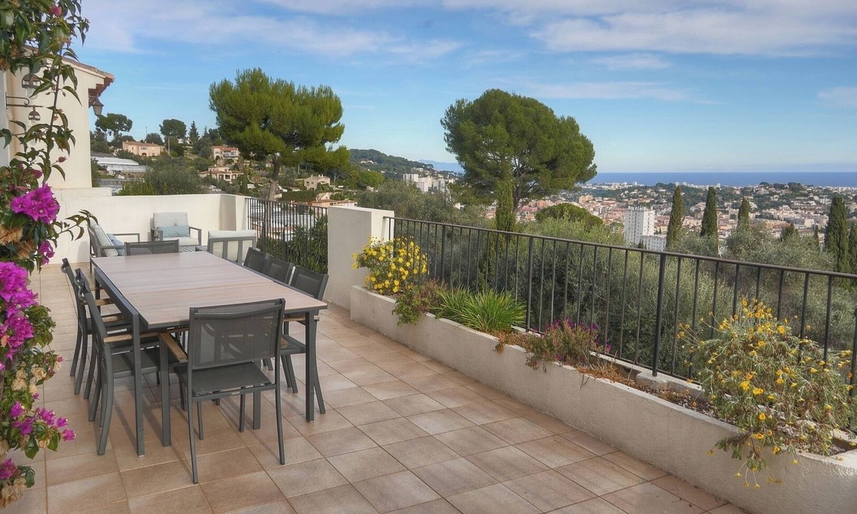 Vallauris Villa | Upstays Sea View Pool 200m² Villa