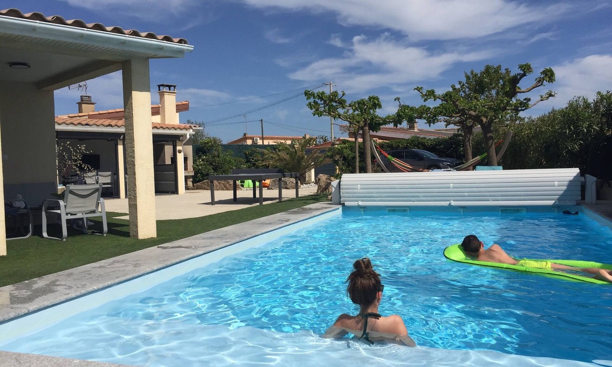 Vias House | VILLA 2 TO 10 PERS. VILLA PRIVATE HEATED POOL, SEA 80 M, LAND 700M2