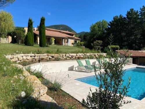 Dieulefit Villa | Villa avec vue imprenable