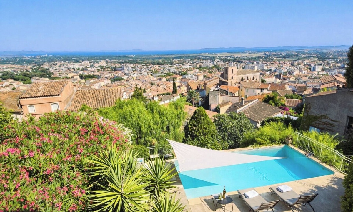Hyeres City Centre Villa | Villa Janna Hyères-Sea view & private pool