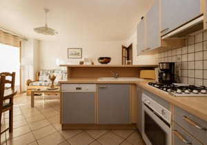 100m from shops, 2nd floor, balcony, ski locker, 48m², Valloire
