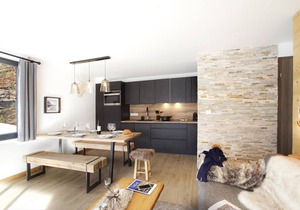 300m from shops, 2nd floor, terrace, tv, 48m², Les 2 Alpes