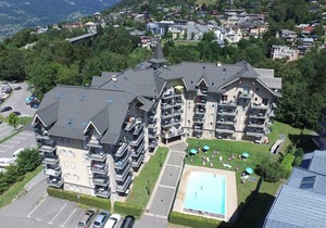 5th floor, swimming pool, balcony, parking, tv, 44m², Saint Gervais in Saint-Gervais-les-Bains