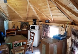 Camping Caravaneige L'Iscle de Prelles* - Refuge Esprit Cabane 4 people Without sanitary facilities