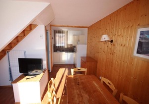 Chalet, 300m from shops, swimming pool, sauna, terrace, parking, tv, ski locker, 42m², Superdévoluy