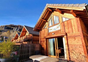 Chalet en bois 6 pers. avec terrasse Sud, lumineux et équipé, animaux admis – Saint-Michel-de-Chaillol - FR-1-393-12