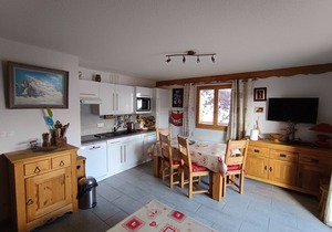 Comfortable apartment, large south-facing terrace, close to slopes, pets and parking
