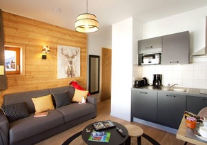Wifi, fitness, swimming pool, terrace, balcony, tv, 62m², Orcières Merlette 1850