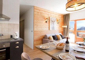 Wifi, fitness, swimming pool, terrace, balcony, tv, 62m², Orcières Merlette 1850