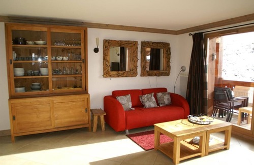 Prapoutel Apartment | 150m from resort center, terrace, balcony, parking, ski locker, 60m², Les 7 Laux