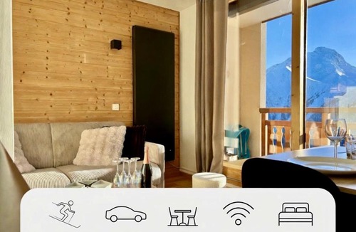 La Celle-sous-Gouzon Apartment | 6 pers 1 Chambre Parking Accès pistes vue magnifique