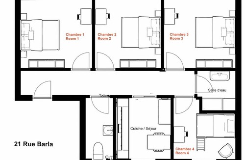 Quartier du Port Resort | 72 m² Private room ∙ 1 bedroom ∙ 1 guest