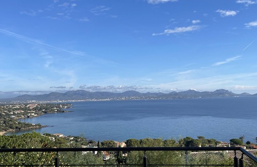 Les Issambres Villa | Air-conditioned villa with panoramic sea view and heated pool, 900m from the beach