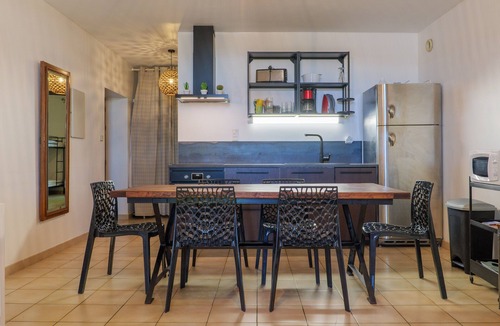 Vallon-Pont-d'Arc House | Apartment 'Corinne' with Mountain View, Private Pool and Wi-Fi