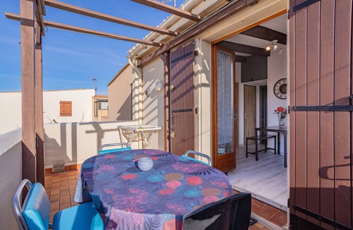 Port Leucate Apartment | Apartment 'Les Sablons' with Mountain View, Private Terrace and Air Conditioning