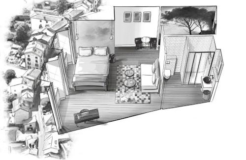 Saint-Flour Apartment | Artist Flat Saint Flour