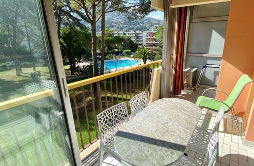 Mandelieu-La-Napoule Apartment | Beautiful 2-room apartment pool view park near sea Cannes