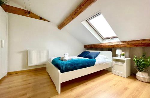 Villette - Maisons Neuves Apartment | BnGo I Le Spacieux I 6 personnes, Climatisation, Parking gratuit, 3 chambres, 5 lits, Gare PartDieu, Centre de Lyon