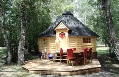 Saint-Martin-de-Queyrieres Cabin | Camping Caravaneige L'Iscle de Prelles* - Refuge Esprit Cabane 6 people Without sanitary facilities