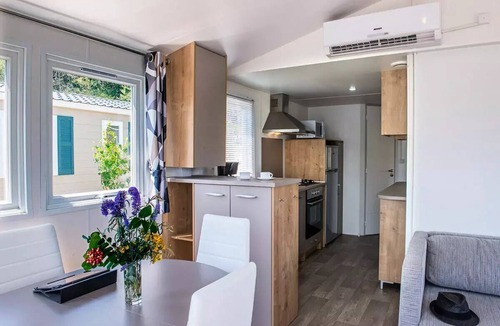 Chorges Ski Chalet | Camping l'Ecrin du Lac * - Chalet 3 Rooms 4/6 People Air Conditioned + TV