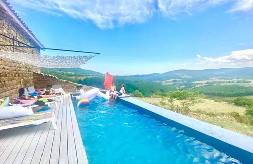 Vaudevant Villa | CASARIOU villa Ardeche Nordique Bath Pool