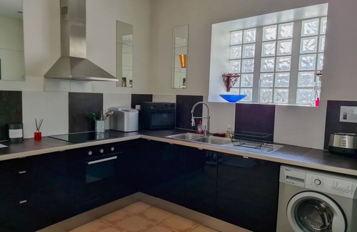 Saint-Priest House | Comfortable double room with terrace view in charming house