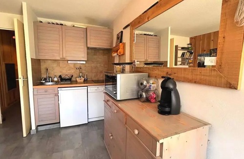 Vallouise-Pelvoux Apartment | Cozy studio for 4 people with a loft area and a private garden.