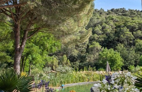 Uchaux House | DOMAINE L'ETANG DES CIGALES 12 PER, IN THE HEART OF NATURE WITH A NATURAL SWIMMING POOL